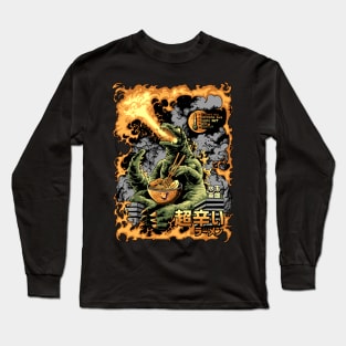 Ramen Zilla Hell Level Long Sleeve T-Shirt